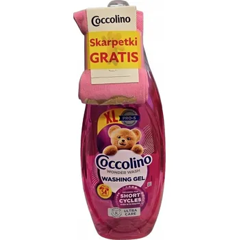 Prací gel COCCOLINO WONDER WASH XL Gel na praní ULTRA CARE 2160 ml + PONOŽKY velikost 42-46