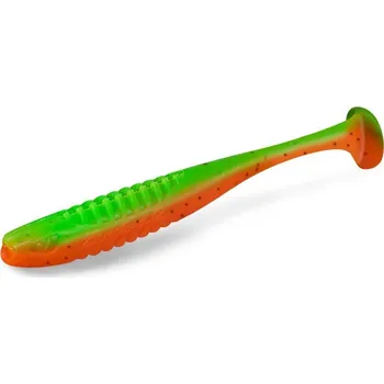 Umělá nástraha Delphin Gumová nástraha ZANDERA FlexiFLOAT UVs 12cm Disco 5ks