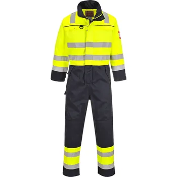 PORTWEST Kombinéza Hi-Vis Multi-Norm Velikost: 4XL, Barva: žlutá-námořní modrá