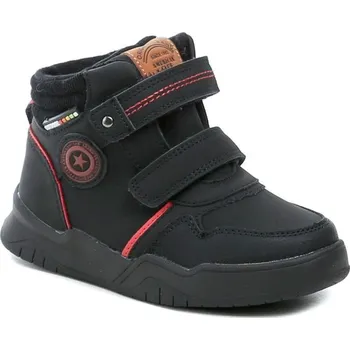 Dívčí zimní obuv American Club XD102 černé dětské zimní boty EU 29 + DÁREK