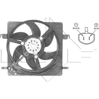 Chladič motoru Větrák, chlazení motoru NRF 47037