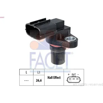 Motor automobilu Generátor impulsů, klikový hřídel FACET 9.0337