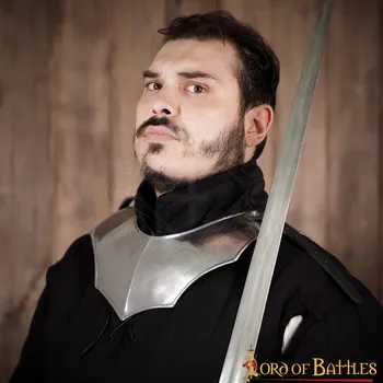 Karnevalový kostým Středověký rytířský železný límec 1,2mm