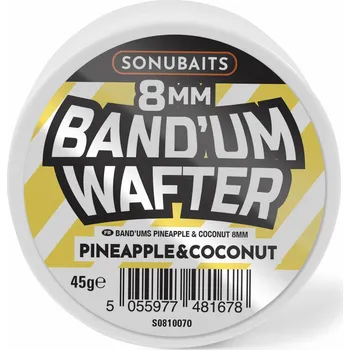 Boilies Sonubaits Wafters Band'Um Pineapple&Coconut 45g 8mm