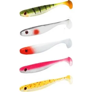 Umělá nástraha Delphin Gumová nástraha Top mix nástrah BOMB! Rippa 5cm Agresor+Redface+Best+Candy+Virus 5ks