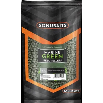 Sonubaits Pelety Feed Pellets Marine Green 900g 8mm