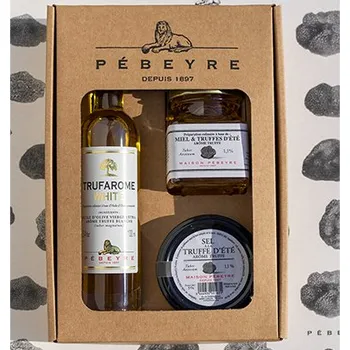 Dárkový potravinový koš Pebeyre - Dárkový balíček lanýžových specialit