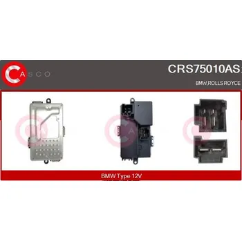 Řídící jednotka Odpor, vnitřní tlakový ventilátor CASCO CRS75010AS