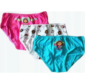 Dívčí spodní prádlo SADA 3 KS KALHOTKY GÁBININ KOUZELNÝ DOMEK - GABBY’S DOLLHOUSE em 006 Velikost: 4-5