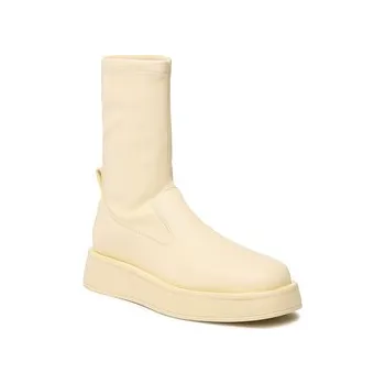 Dámské kozačky Polokozačky Jenny Fairy ENERGY-01HZ Žlutá 41