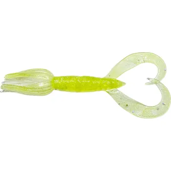 Umělá nástraha Keitech Gumová nástraha Little Spider 2'' Chartreuse Shad 5,1cm/8ks
