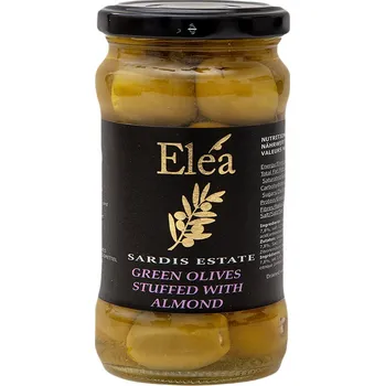 oliva Sardis Estate-Elea zelené olivy s mandlemi 180 g