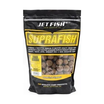 Boilies Jet Fish Boilies Suprafish Krab/Česnek 1kg 24mm