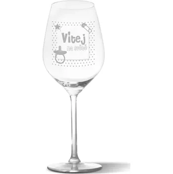 Víno Sablio Sklenička na víno Vítej na světě 3: 49 cl