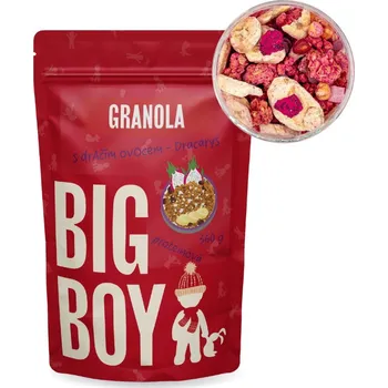 BIG BOY Proteinová granola s dračím ovocem, 360 g, Eko varianta