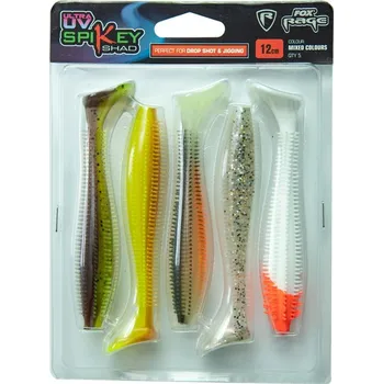 Umělá nástraha FOX Rage Gumová nástraha Spikey Shad 6cm Mixed UV Colour Pack 5ks