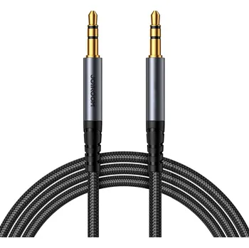 Audio kabel Joyroom SY-A08 Aux kabel - 3,5mm jack / 3,5mm jack / 1,2m černý