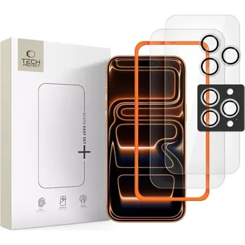 Tvrzené sklo Tech-protect pro Apple iPhone 16 Pro, iPhone 17 Pro 3 ks