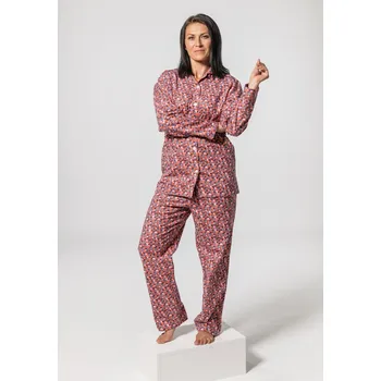 Dámské pyžamo LUIZ Dámské flanelové pyžamo Andrea 63 - VÝPRODEJ- Velikost: KONF58