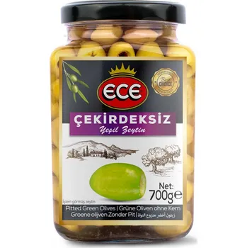 ECE - CEKIRDEKSIZ Yesil Zeytin - zelené turecké olivy, 700g