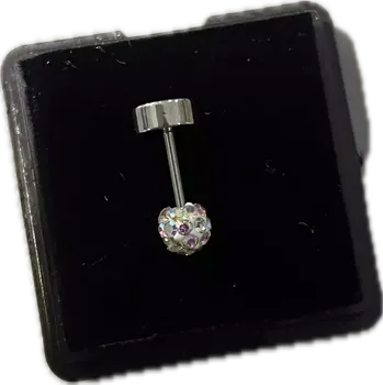 Piercing freya Piercing z chirurgické oceli barevný kamínek