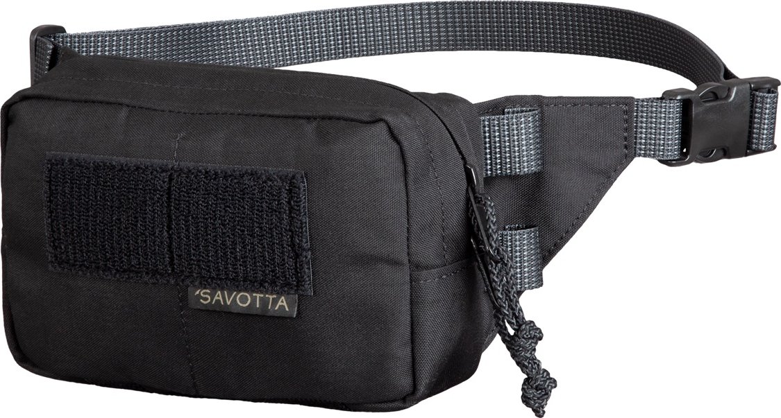 Savotta ledvinka Kukkaro Hip Pack - Černá