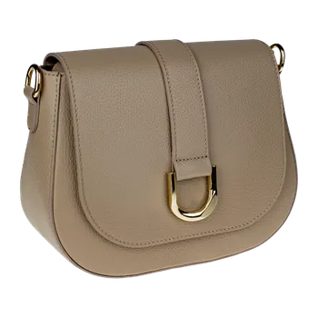 Kabelka NovaKabelka.cz Kožená italská crossbody kabelka Debora Cappuccino