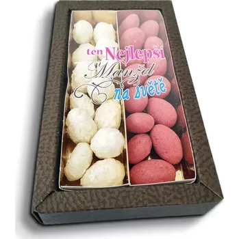 Čokoláda Sablio Mandle Ten nejlepší manžel na světě - 2x 80g