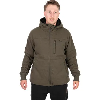 Rybářské oblečení FOX Bunda Collection Sherpa Jacket Green/Black XL