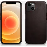 iCarer Kožený kryt na iPhone 13 - iCarer, Oil Wax with MagSafe Coffee 11.01.WMI1302-CO