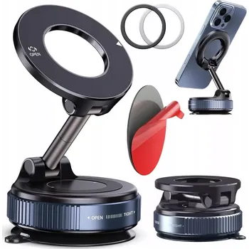 Magnetický držák do auta s MagSafe Tech-Protect N60 – na palubní desku a čelní sklo