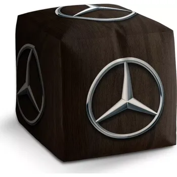 Taburet Sablio Taburet Cube Logo 5 Dřevo: 40x40x40 cm