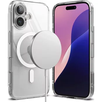 Pouzdro na mobilní telefon Ringke Fusion Magnetic iPhone 16 - Clear