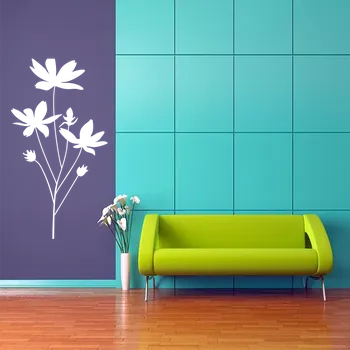samolepka Sablio Samolepka na zeď: Květina 2 - 48x90 cm