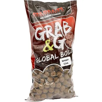 Nástraha Starbaits Boilies Global Whisky Cola 2,5kg 24mm