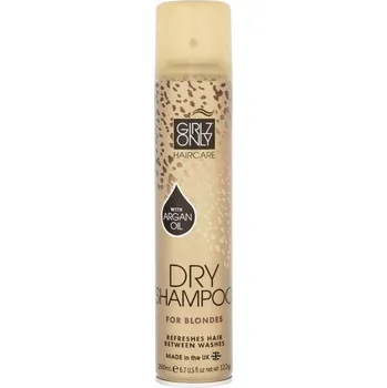 Šampon Girlz Only Haircare Girlz Only Dry shampoo with argan oil for blondes 200ml suchý šampon na blonďaté vlasy