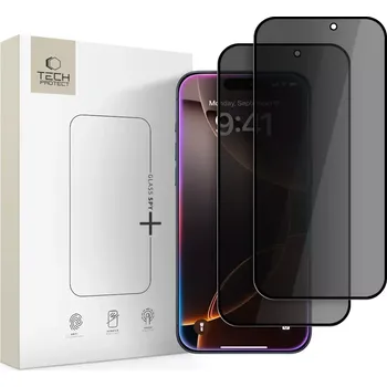 Tvrzené sklo Tech-Protect Spy+ 2-Pack iPhone 17 Pro / 17 / 16 Pro privátní