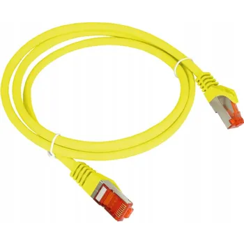 Síťový kabel Patchcord Alantec S/FTP 6a RJ45 / RJ45 5 m žlutý