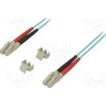 Světlovodný patch cord OM3 LC/UPC,z obou stran 2m LSZH modrá