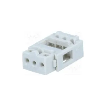 Elektrická zásuvka Zástrčka IDC zásuvka PIN 3 IDC THT 2,54mm pocínovaný