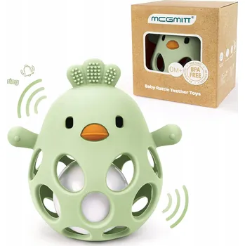 SILIKONOVÉ KOUSÁTKO NA ZOUBKY S CHRASTÍTKEM, SENZORICKÉ