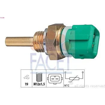 Čidlo automobilu Snímač, teplota chladiva FACET 7.3149