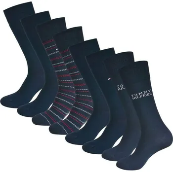 Pánské ponožky Tommy Hilfiger pánské modré ponožky 4 pack 20002257-2154817
