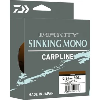 Daiwa Vlasec Infinity Sinking Mono Brown 500m 0,285mm 6,3kg