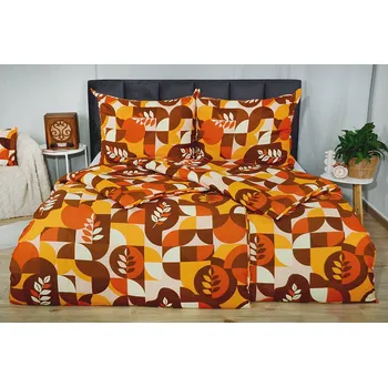 Povlečení Povlečení mikrosatén SAFA hnědé