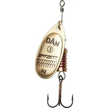 Umělá nástraha Effzett Třpytka Standard Spinner 12g Velikost 5 Gold