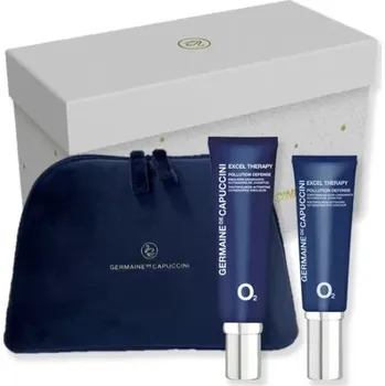 Kosmetická sada Germaine de Capuccini Excel Therapy O2 Vánoční Set - Okysličující Emulze 50 ml + Okysličující krém na oční okolí 15 ml Dárková sada