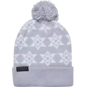 Čepice Unisex čepice Urban Classics Pom Beanie velikost JEDNA VELIKOST lightasphalt