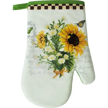 Chňapka DURATEX Kuchyňská chňapka RM157, 28 cm, bavlna,magnet, poutko, slunečnice