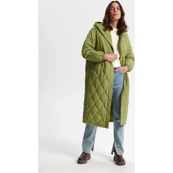 Dámský kabát Sinsay - Kabát oversized - olivová - 3162F-81X - 3162F-81X-S